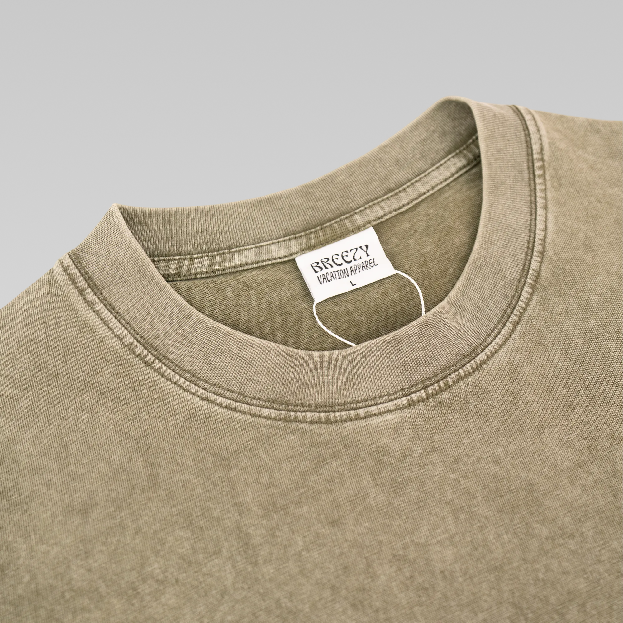 Sunset Palms Acid Wash Tee