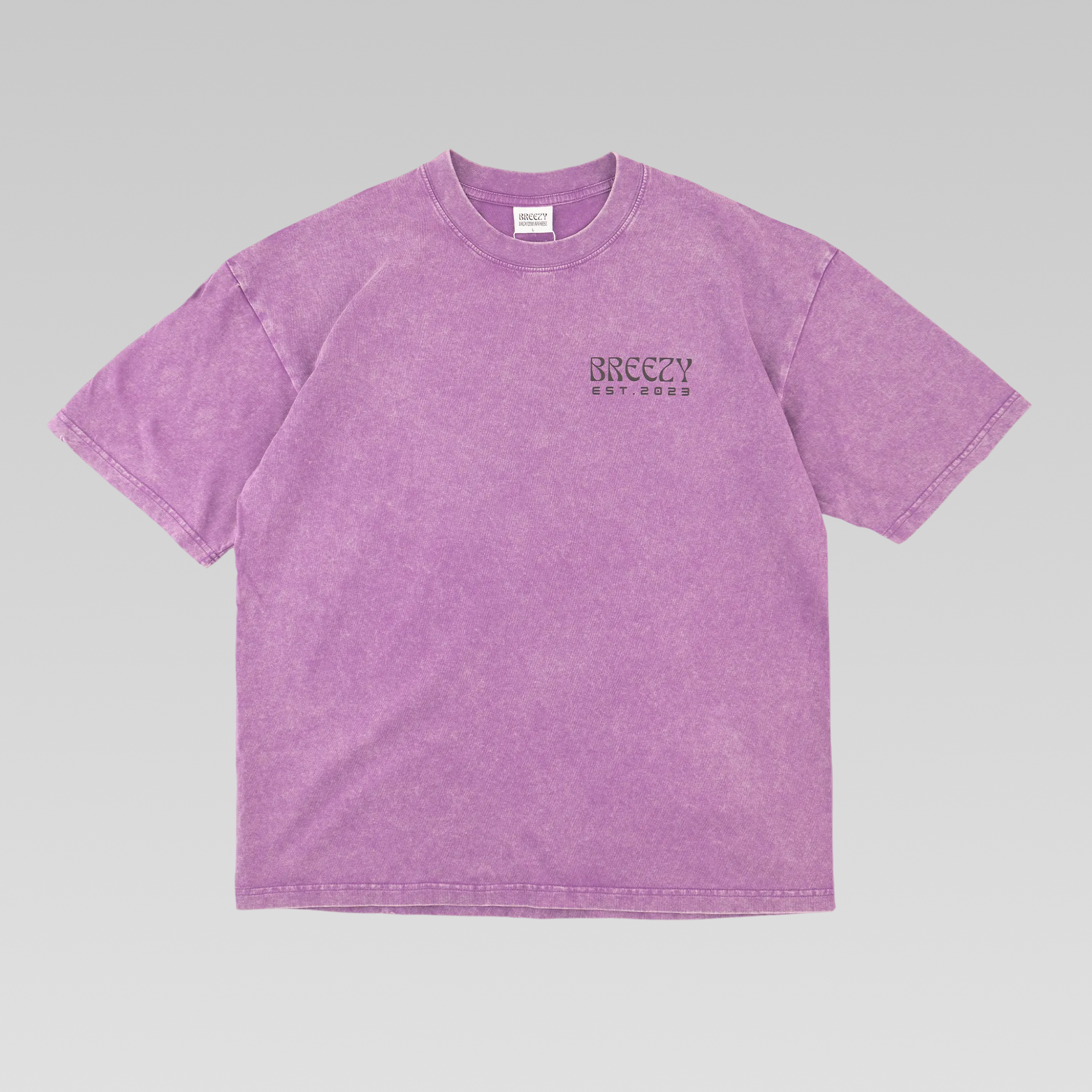 Sunset Palms Acid Wash Tee