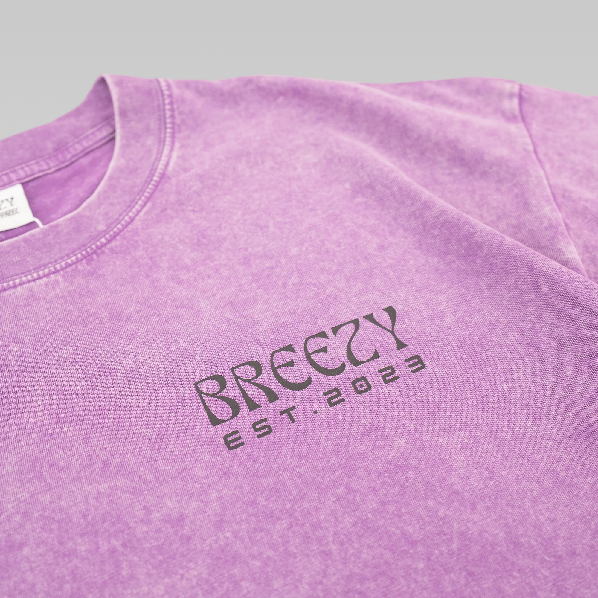 Sunset Palms Acid Wash Tee