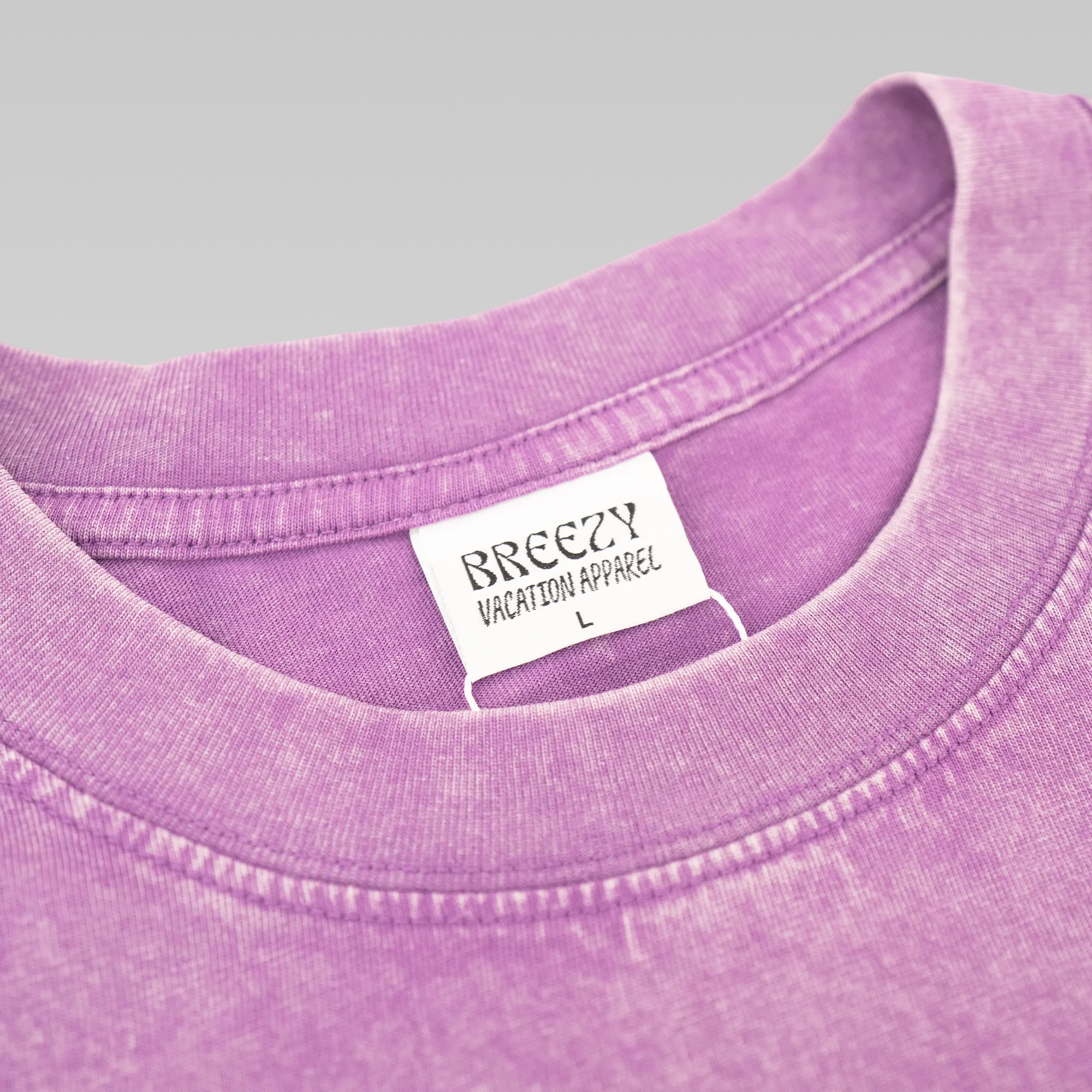 Sunset Palms Acid Wash Tee