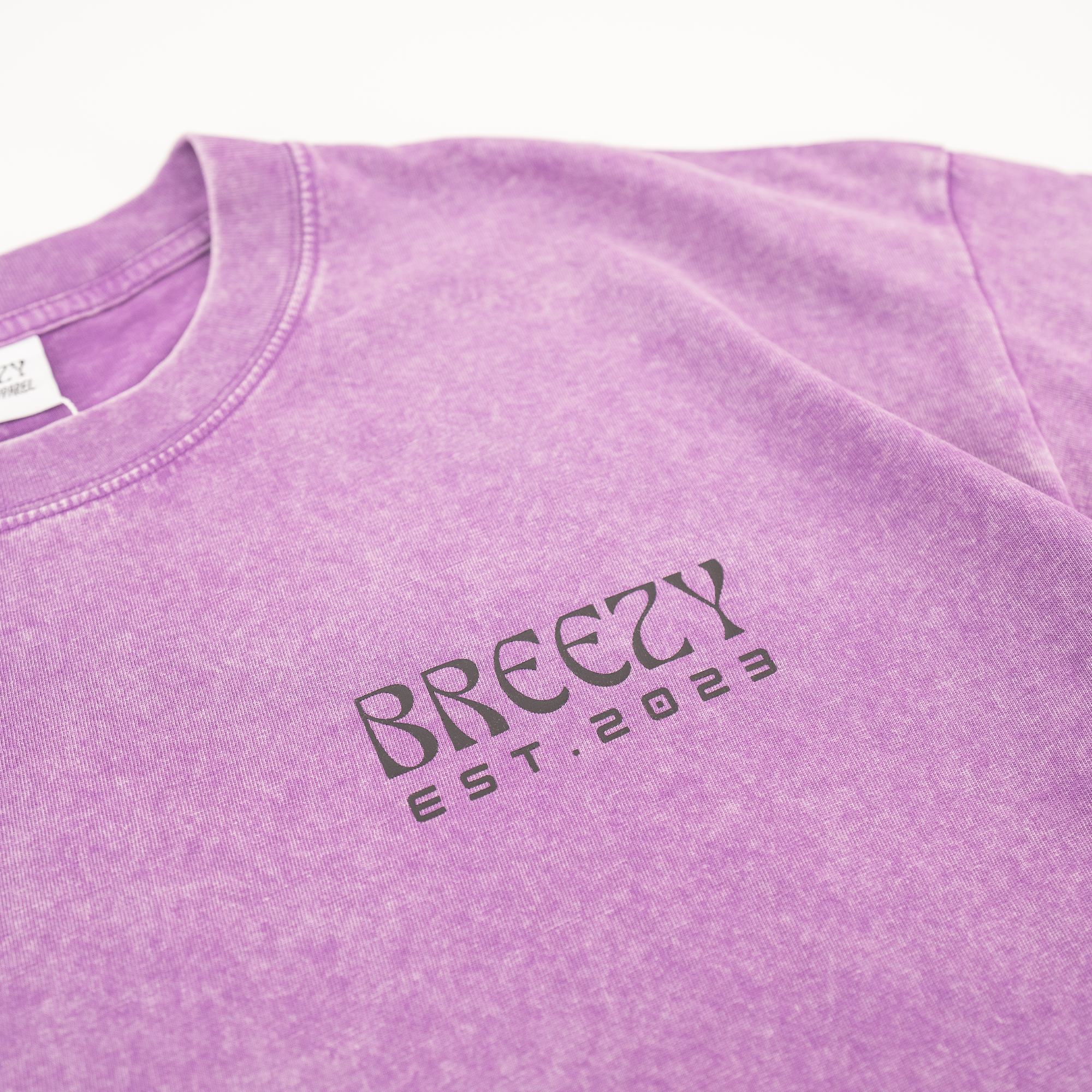 Sunset Palms Acid Wash Tee